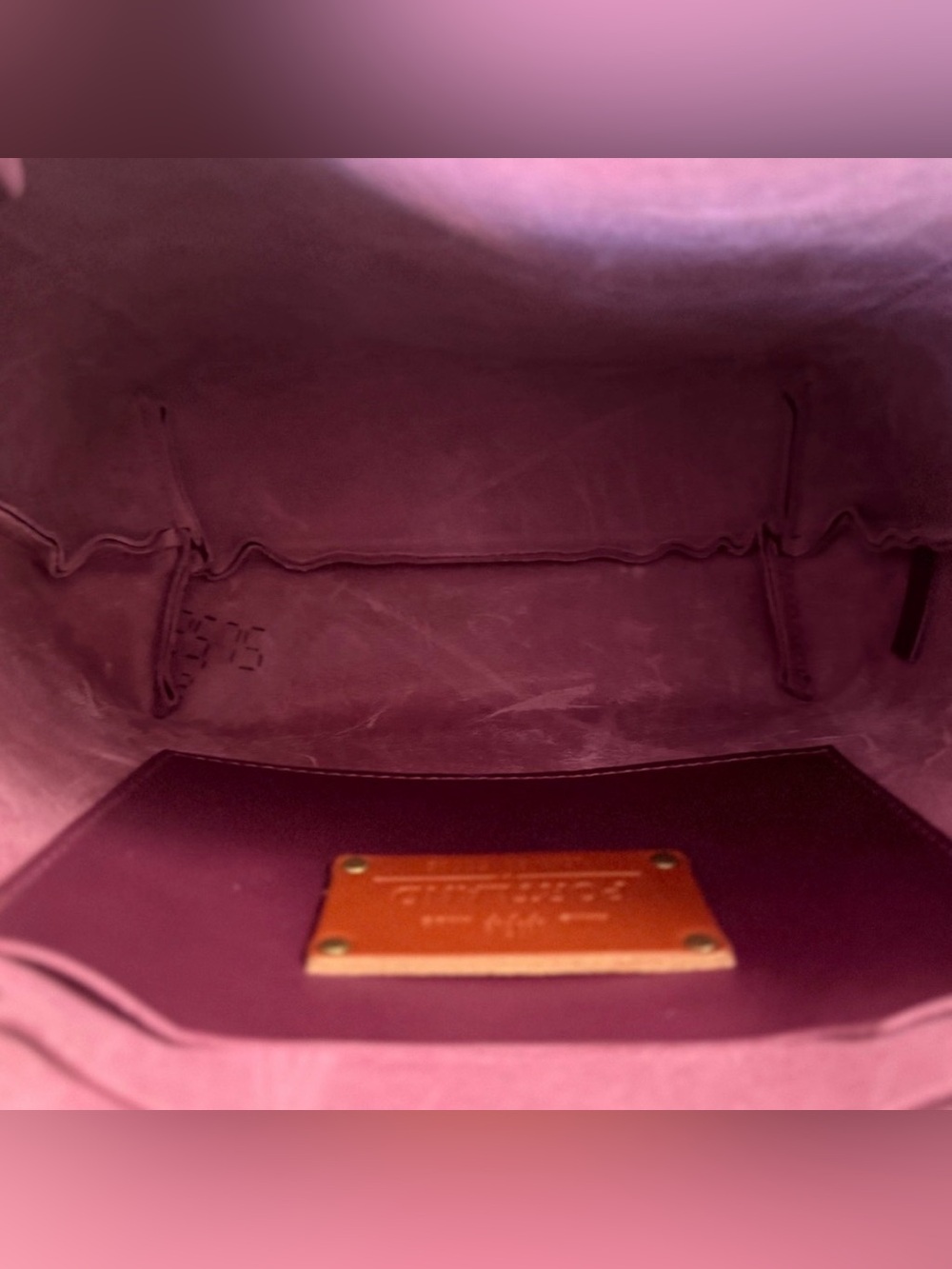 Portland Leather Goods Medium Zip Tote in Lollipop BNNU - Picture 6 of 9